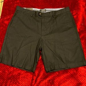 Banana Republic Shorts Mens Size 36 Black Linen Blend Lightweight